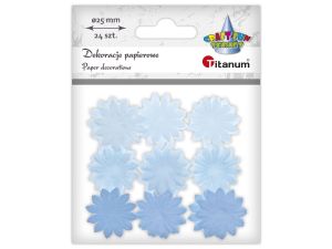 Ozdoba materiałowa Titanum Craft-Fun Series kwiatki (22YX0825-16B)