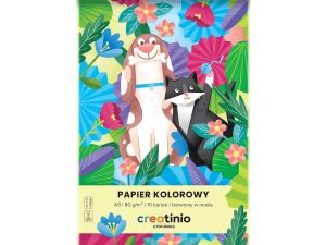 Papier kolorowy Top 2000 Creatinio A5 - mix 80g (400176683)