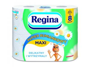 Papier toaletowy Regina rumiankowy maxi kolor: biały 4 szt
