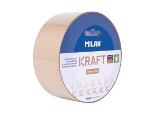 Taśma pakowa Milan papierowa Kraft 50mm brązowa 50m (34661)