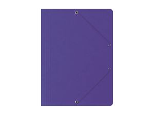 Teczka kartonowa na gumkę Bantex A4 kolor: fioletowy 350g (400087828)