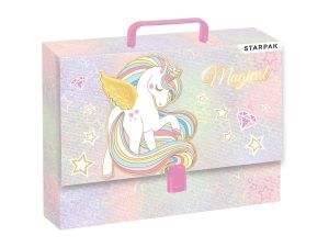 Teczka kartonowa na klips Starpak Unicorn A4 kolor: mix (493168)