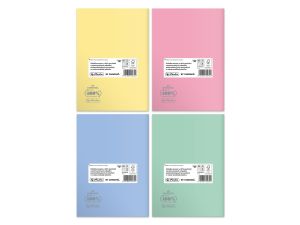 Zeszyt Herlitz Pastel Colors Eco PP A5 60k. 70g krata (9552746)