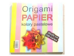 Zeszyt papierów kolorowych Cormoran 20x20 origami